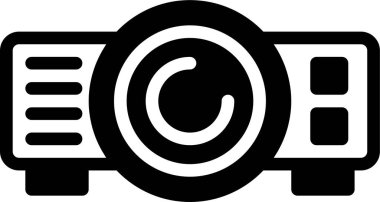 Kamera. Web simgesi basit illüstrasyon