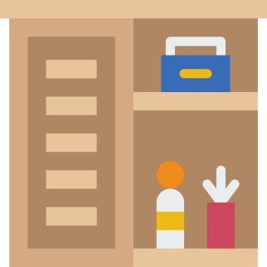 banyo elemanları vektör simgesi tasarımı