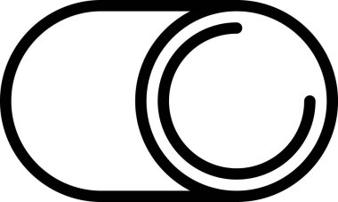 Ay. Web simgesi basit illüstrasyon