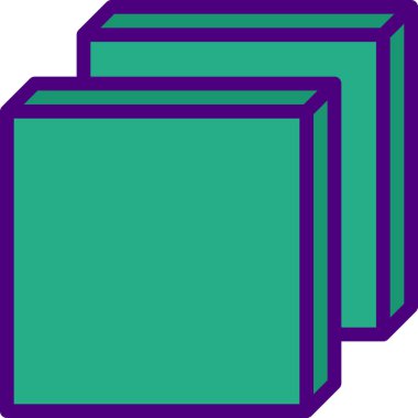 Arkaplan olarak çift Katman, vektör illüstrasyonu