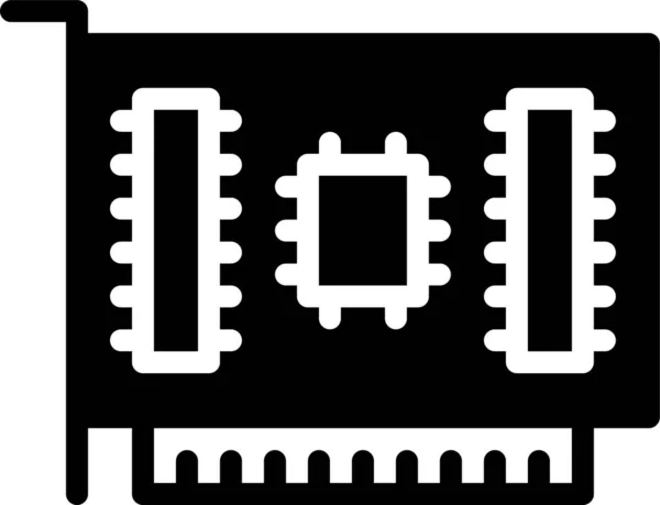 Circuit Board Vector Icon — Stock Vector