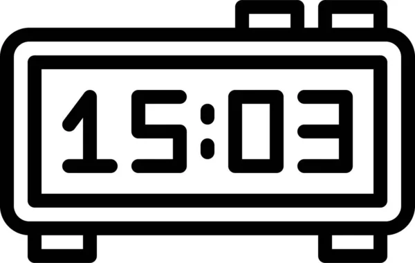 Reloj Diseño Icono Vector Simple Concepto Tiempo — Vector de stock