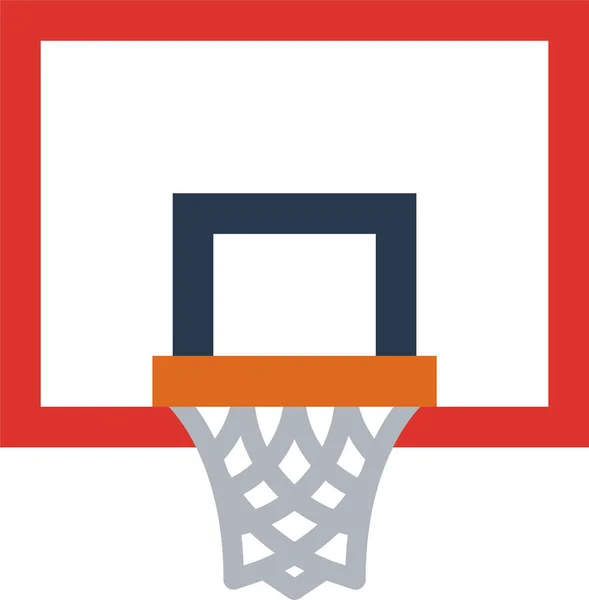 Basketbol ikonu vektör illüstrasyonu