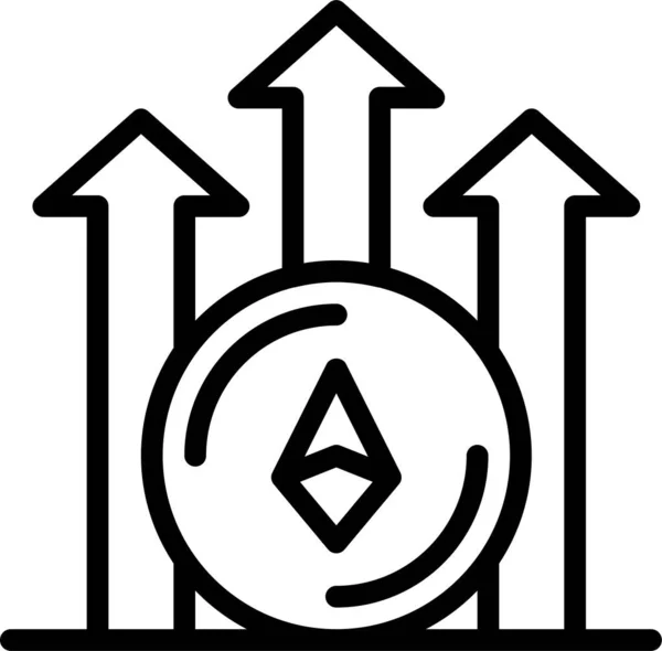 Kripto para biriminin ruhani sembolü, vektör çizimi