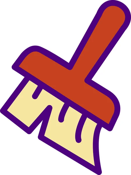 Grafik ve web tasarımı için beyaz arkaplanda izole edilmiş temizleyici simgesi.