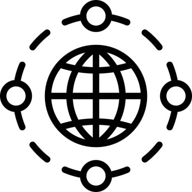 Web konsept tasarımı, basit vektör illüstrasyonu