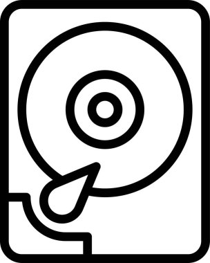 Hard disk vektör resimleme arkaplanı