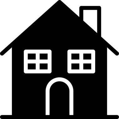 ev ve emlak vektör simgesi