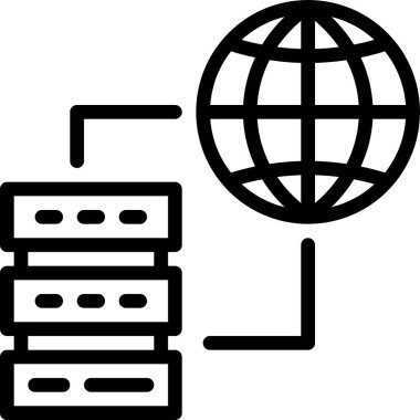 Basit web simgesi tasarımı, vektör illüstrasyonu