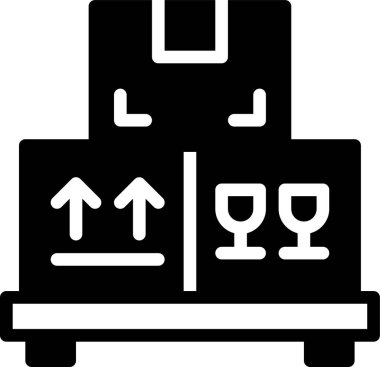 lojistik dağıtım vektör simgeleri 