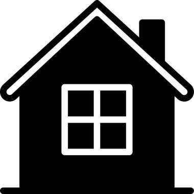 arkaplan vektöründe ev simgesi