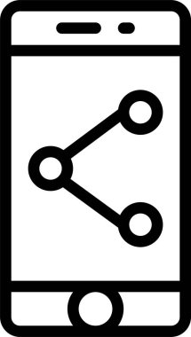 paylaşım sembolü, modern vektör simgesi tasarımı