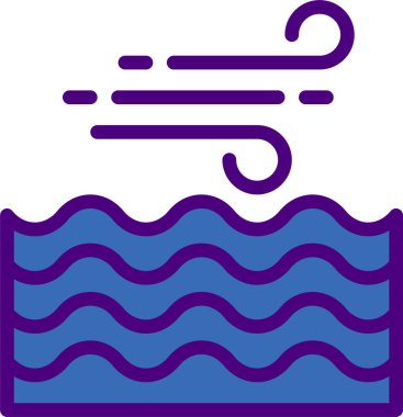 deniz simgesi, vektör illüstrasyonu