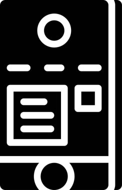 Sohbet simgesi, basit vektör illüstrasyonu 