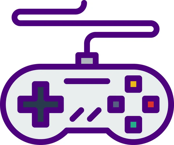 Video Game Controller Vector Icono — Archivo Imágenes Vectoriales
