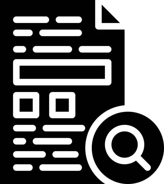 Arama simgesi, basit vektör illüstrasyonu 