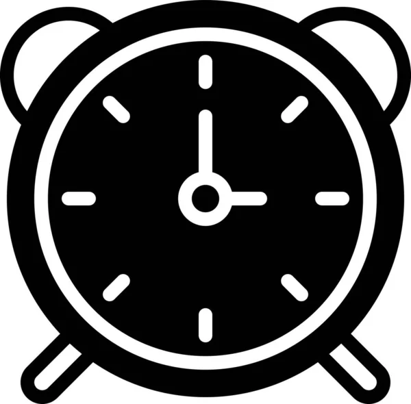 Relógio Design Ícone Vetorial Simples Conceito Tempo —  Vetores de Stock