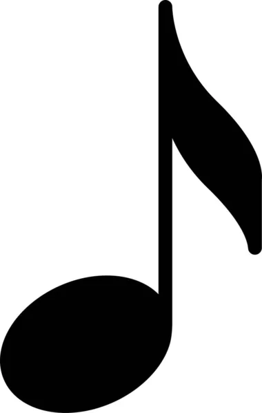 müzik notu vektör simgesi beyaz arkaplanda izole edildi