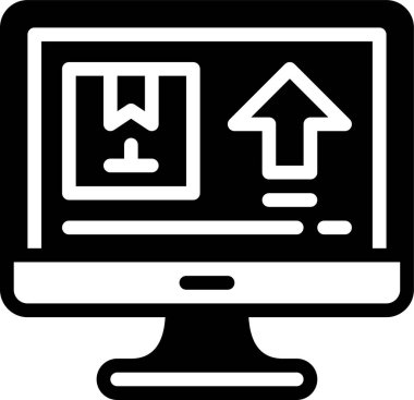 Ayarlar simgesi, basit vektör illüstrasyonu 