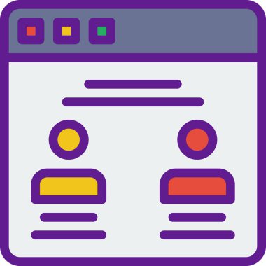 seo modern simgesinin vektör illüstrasyonu