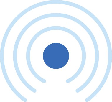 Modern müzik simgesinin vektör illüstrasyonu