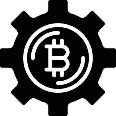 Ayarlar simgesi, basit vektör illüstrasyonu 