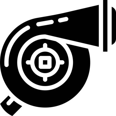 Türbin. Web simgesi vektör illüstrasyonu