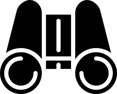 Arama simgesi, basit vektör illüstrasyonu 