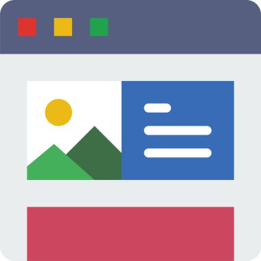 resim simgesi, vektör çizimi 