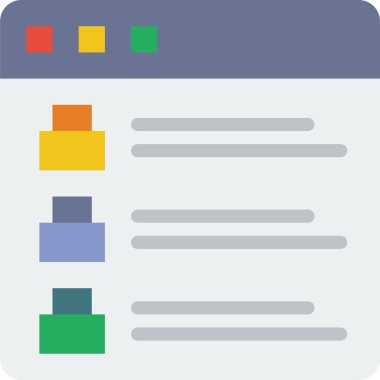 Belgenin vektör simgesi