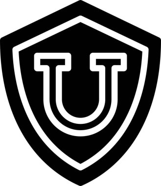 Üniversite Logosu simgesi beyaz arkaplanda izole edildi