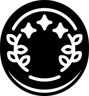 Bozuk para simgesi, bilim ve finans vektörü illüstrasyonu