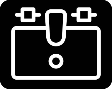 Simge batır, vektör illüstrasyonu  