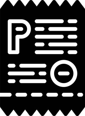 Park hizmetleri satır vektörü simgesi.