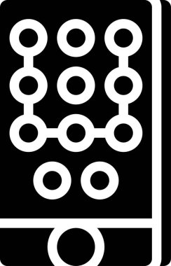 telefon simgesi, basit vektör illüstrasyonu 