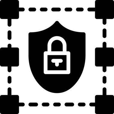 Antivirüs koruması, vektör illüstrasyonu