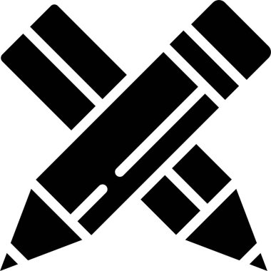 kalem simgesi, vektör illüstrasyonu 