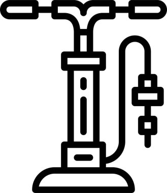 Pompa simgesinin vektör illüstrasyonu