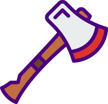 Çekiç. Web simgesi basit illüstrasyon