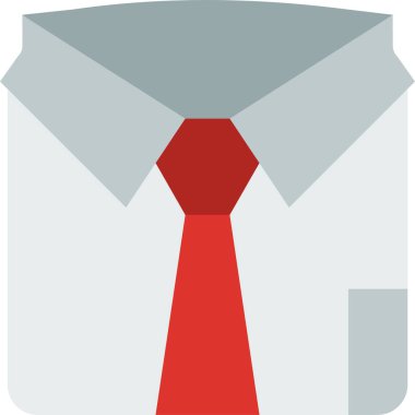 Kravat. Web simgesi basit illüstrasyon