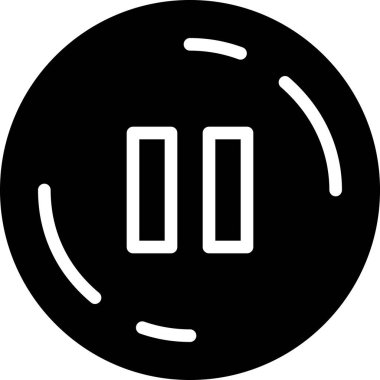 Arayüz düğmesi, vektör illüstrasyonu