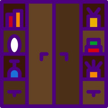 Kostüm simgesi, basit vektör illüstrasyonu 