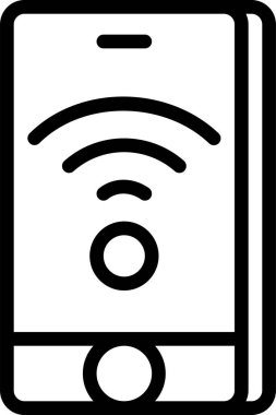 wi fi simgesi, vektör illüstrasyonu