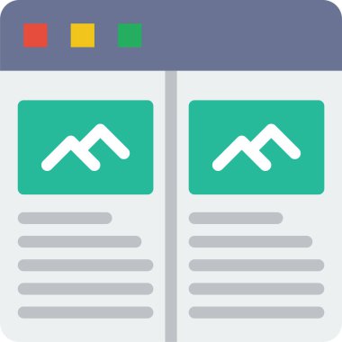 İş ve finans simgesinin vektör illüstrasyonu