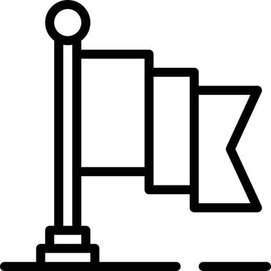 bayrak simgesi, vektör illüstrasyonu