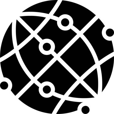 dünya simgesi, vektör illüstrasyonu