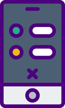 Ayarlar simgesi, basit vektör illüstrasyonu 