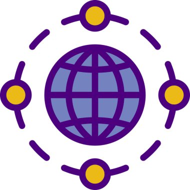 Basit web simgesi tasarımı, vektör illüstrasyonu