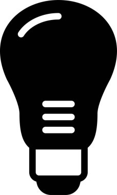 Beyaz arkaplanda elektrik ampulü