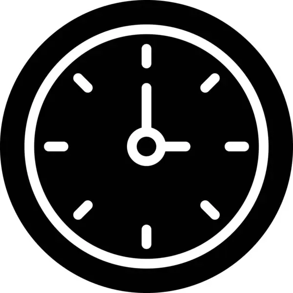 Clock Simple Vector Icon Design Time Concept — Stock Vector